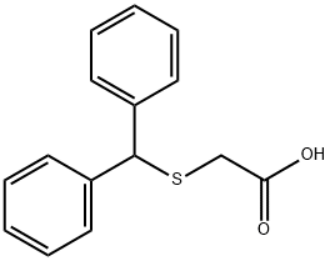 2-[(Diphenylmethyl)thio]acetic acid
